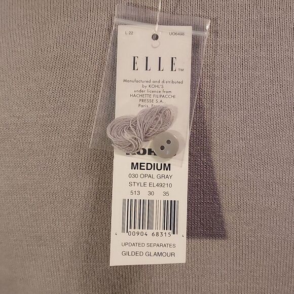 Elle Ruffle Front Grey Cardigan - Picture 6 of 8